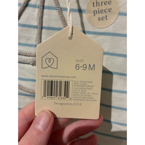 NWT Snug Striped Boat Shirt & Shorts Outfit - 6-9M - Picture 3 of 3